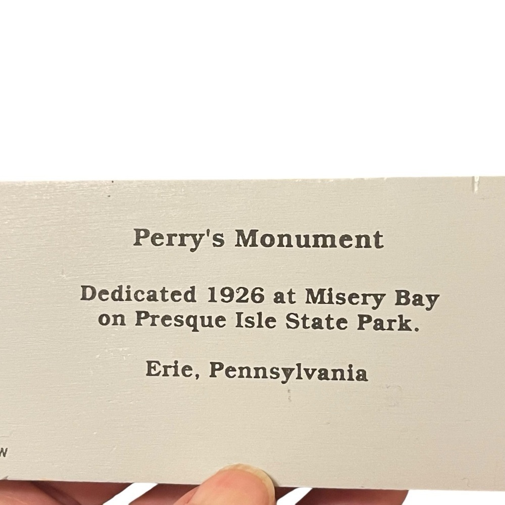 The Cats' Meow Perry's Monument Shelf Sitter Erie PA Vintage Taline - Picture 6 of 7